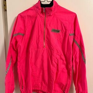 Nike Fuchsia Windbreaker with Reflective Stripes